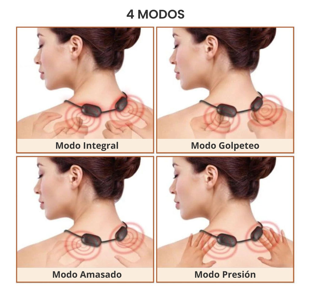 Mini masajeador portátil inalámbrico para el cuello