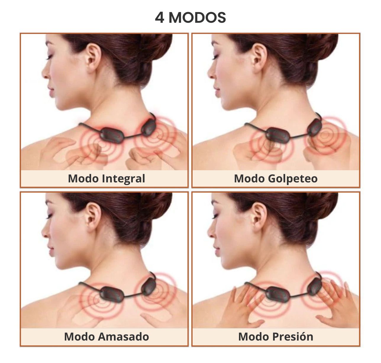 Mini masajeador portátil inalámbrico para el cuello