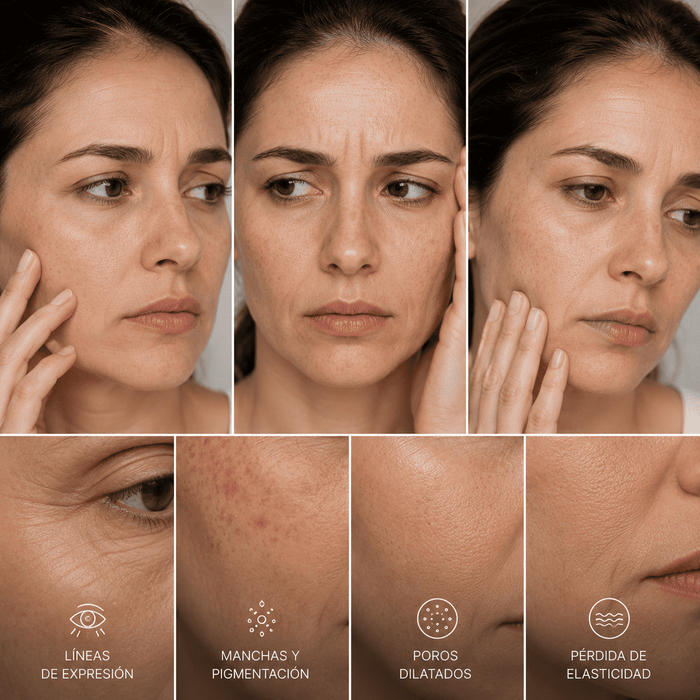 Piel saludable y luminosa con Aura Skin™