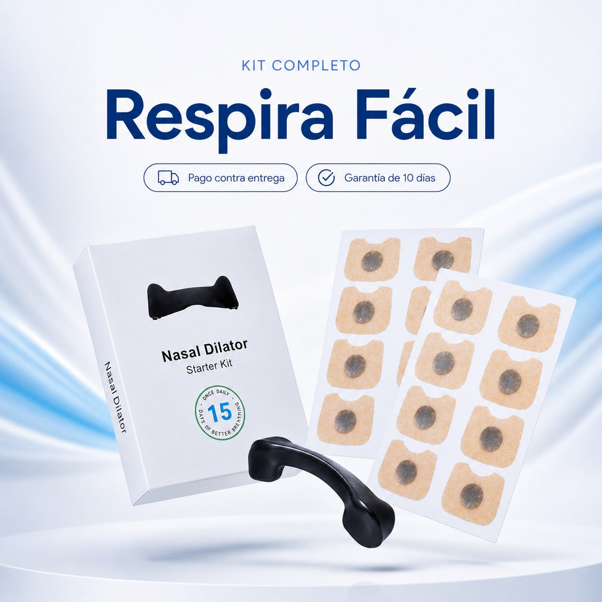 Kit completo Respira Fácil — pago contra entrega y garantía de 10 días