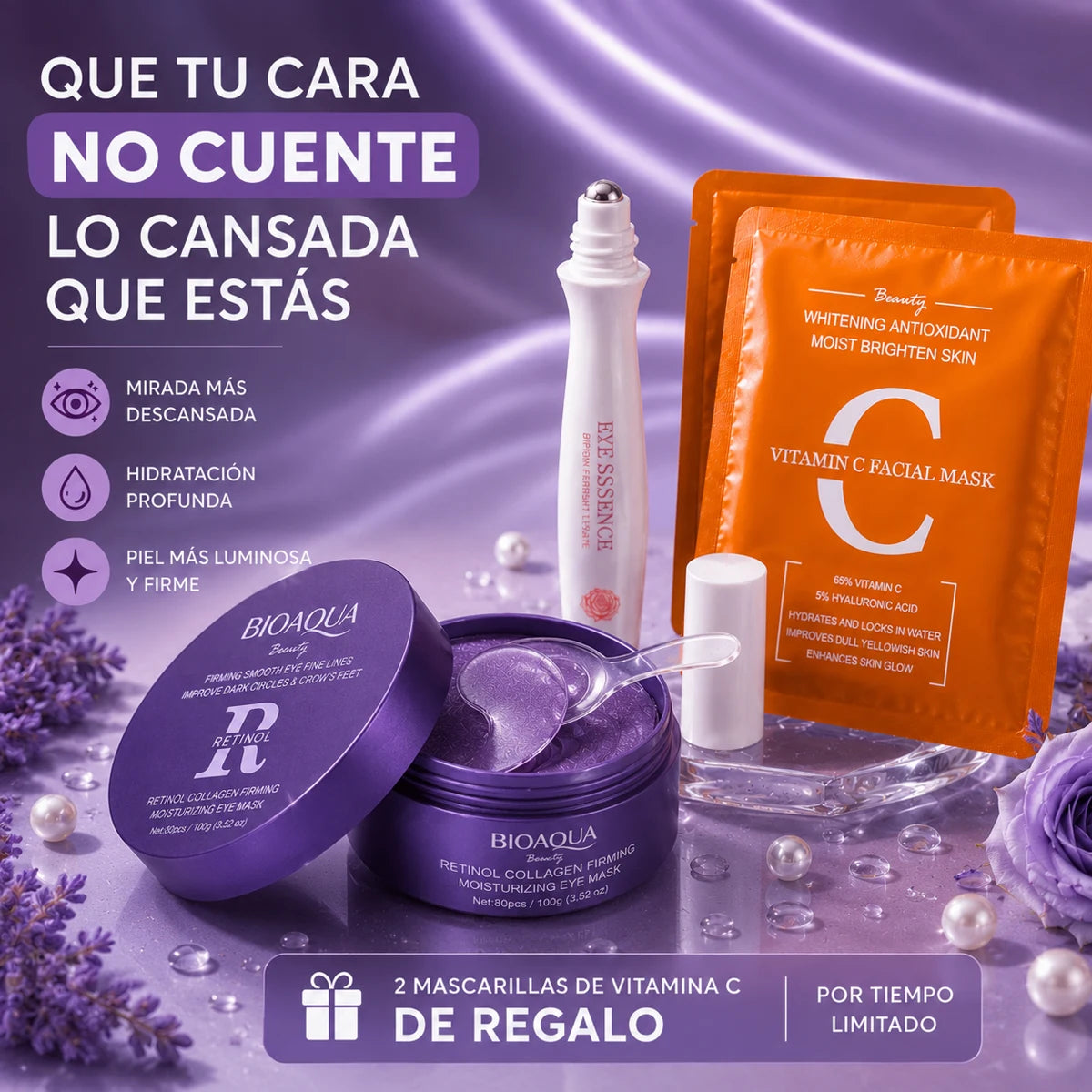Que tu cara no cuente lo cansada que estás