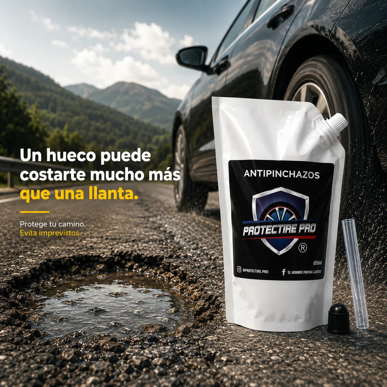 Un hueco en la vía puede costarte más que una llanta