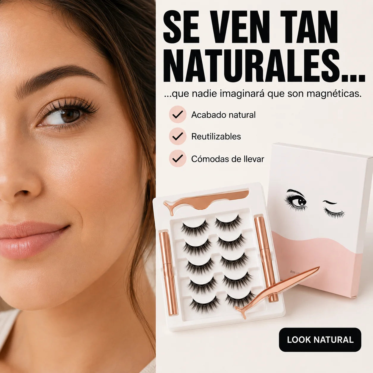 Kit de Pestañas Magnéticas M°5 Lashes — únete a las primeras en descubrirlo