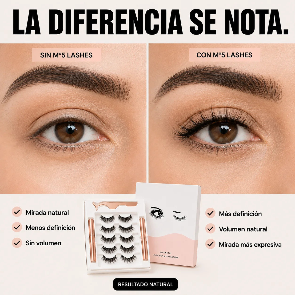 ¿Ya compraste pestañas magnéticas que no funcionaron? Diseñado para empezar de nuevo